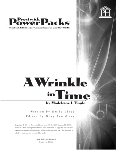 A Wrinkle in Time PowerPack