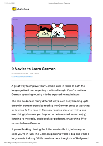 9 Movies to Learn German - Chatterblog