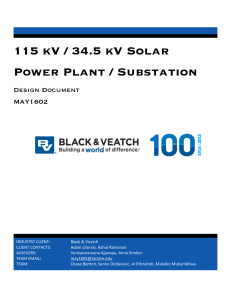 115kV-34.5kV Solar PP Design