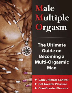 Male Multiple Orgasm  The Ultimate Guide on Becoming a Multi-Orgasmic Man