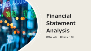 financial statement analysis-case study