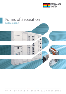 Dorman Smith forms of separation 2014
