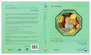 Alan Sangster - Frank Wood's A-level Accounting  GCE Year 2-Financial Times  Prentice Hall (2004)