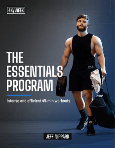 The Essentials Program - 4xweek