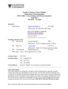 syllabus OCEA1001 Sept 6 2022