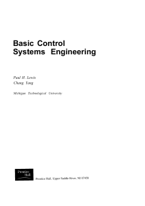 Libro  Basic Control Systems Engineering - Lewis & Yang