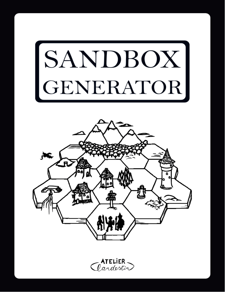 Sandbox Generator Example Part 1 - Atelier Clandestin, Freebies