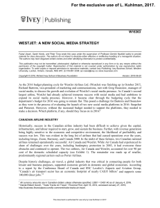 west-jet-social-media-strategy