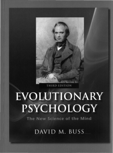 Evolutionary Psychology - David Buss (libro)
