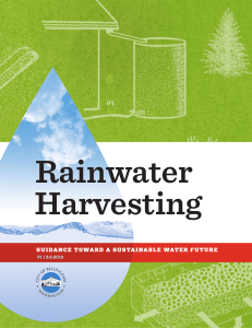 Bellingham Rainwater harvesting manual