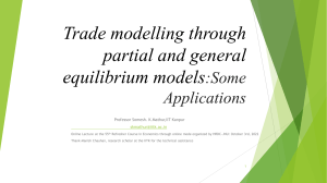 Trade modelling through partial and general equilibrium models (2)[1]