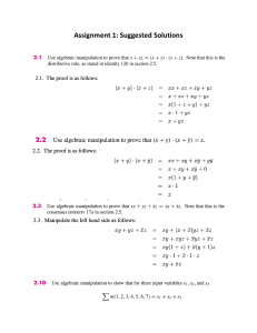 Assignment 1