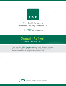 CISSP-Domain-Refresh