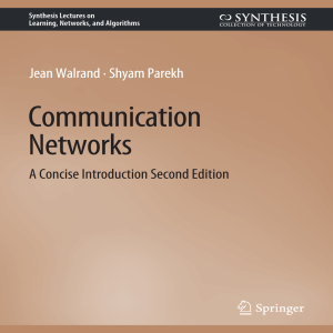 Communication Networks: A Concise Introduction