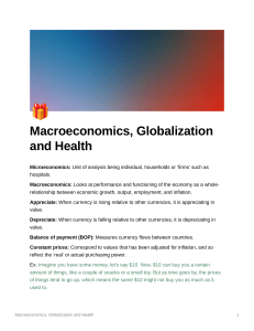 Macroeconomics, Globalization and Health b239cc0b25264306a7586daab4693226