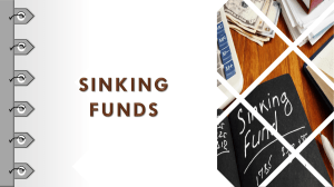 Sinking Fund Presentation