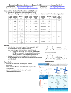 Chemistry Review Sheet