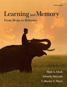 Mark A. Gluck  Eduardo Mercado  Catherine E Myers - Learning and Memory  From Brain to Behavior-Worth Publishers (2020)
