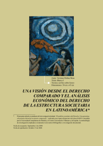 UNA VISIÓN DESDE EL DERECHO y de la estructura societaria de america latina