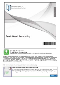 Frank Wood Accounting