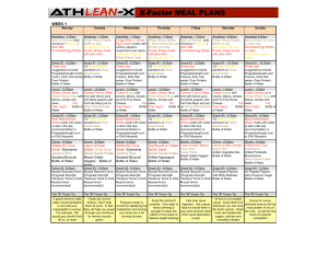 AthLEAN X Meal Planner.xls -- Jeff Cavaliere -- dd3640f33cf9574e49529c5ea3c44a50 -- Anna’s Archive