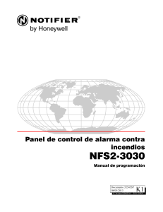NFS2-3030 Manual de Programación