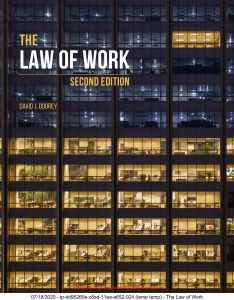 Law of Work Second Edition