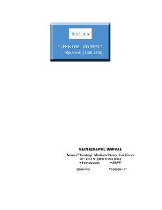 PARTES 26 x 37.5 Maintenance Manual P764330-117