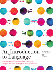 Victoria Fromkin, Robert Rodman, Nina Hyams - An Introduction to Language  [Team-IRA]-Cengage Learning (2022)