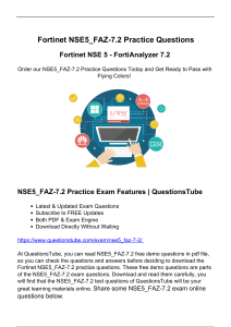 Updated Fortinet NSE5 FAZ-7.2 Study Guide Regularly - Make Your Preparation Smoother