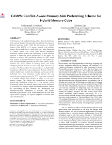 CAMPS：Conflict-Aware Memory-Side Prefetching Scheme for Hybrid Memory Cube