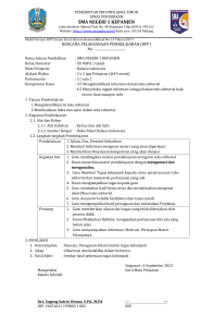 RPP Bahasa Indonesia SMA: Teks Editorial