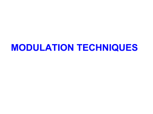 Modulation Tecniques