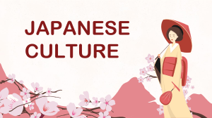 Japanese Culture Presentation