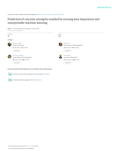 StrengthPredictionsbyMissingDataImputationandML