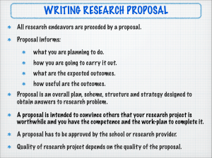 RM Research proposal