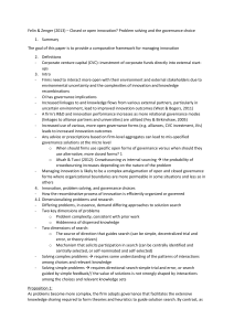 Summary_Felinn & Zenger 2013_Closed or Open Innovation?