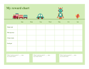 My reward chart