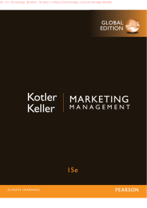 MArketing Management by Kotler Keller