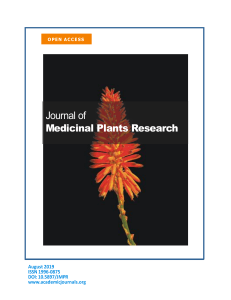 @Medcinal Plants Research