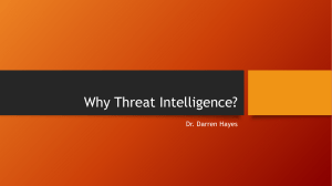 Why Threat Intel