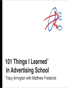 101 Things I Learned in Advertising School ( PDFDrive )