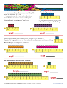 Measuring Length with a Ruler Worksheet