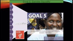 Suman Kumar Goal 5 Gender Equality