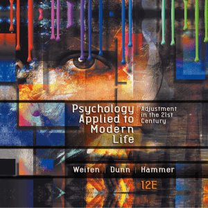 Psychology 2035A Textbook