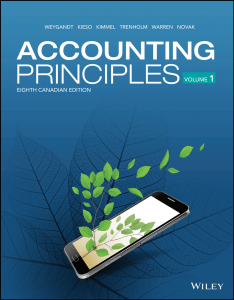 Accounting Principles, 8th Canadian Edition, Volume 1 (2019)
