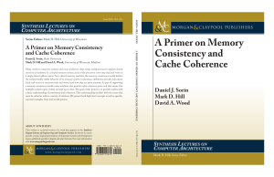 Book A Primer on Memory Consistency and Cache Coherence