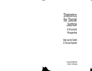 Statistics for Social Justice: A Structural Perspective