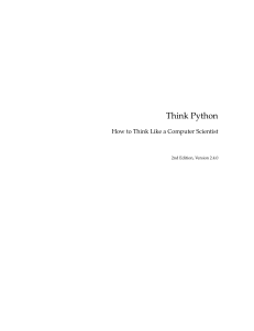 Python Textbook