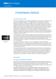 PowerMax Specification Sheet